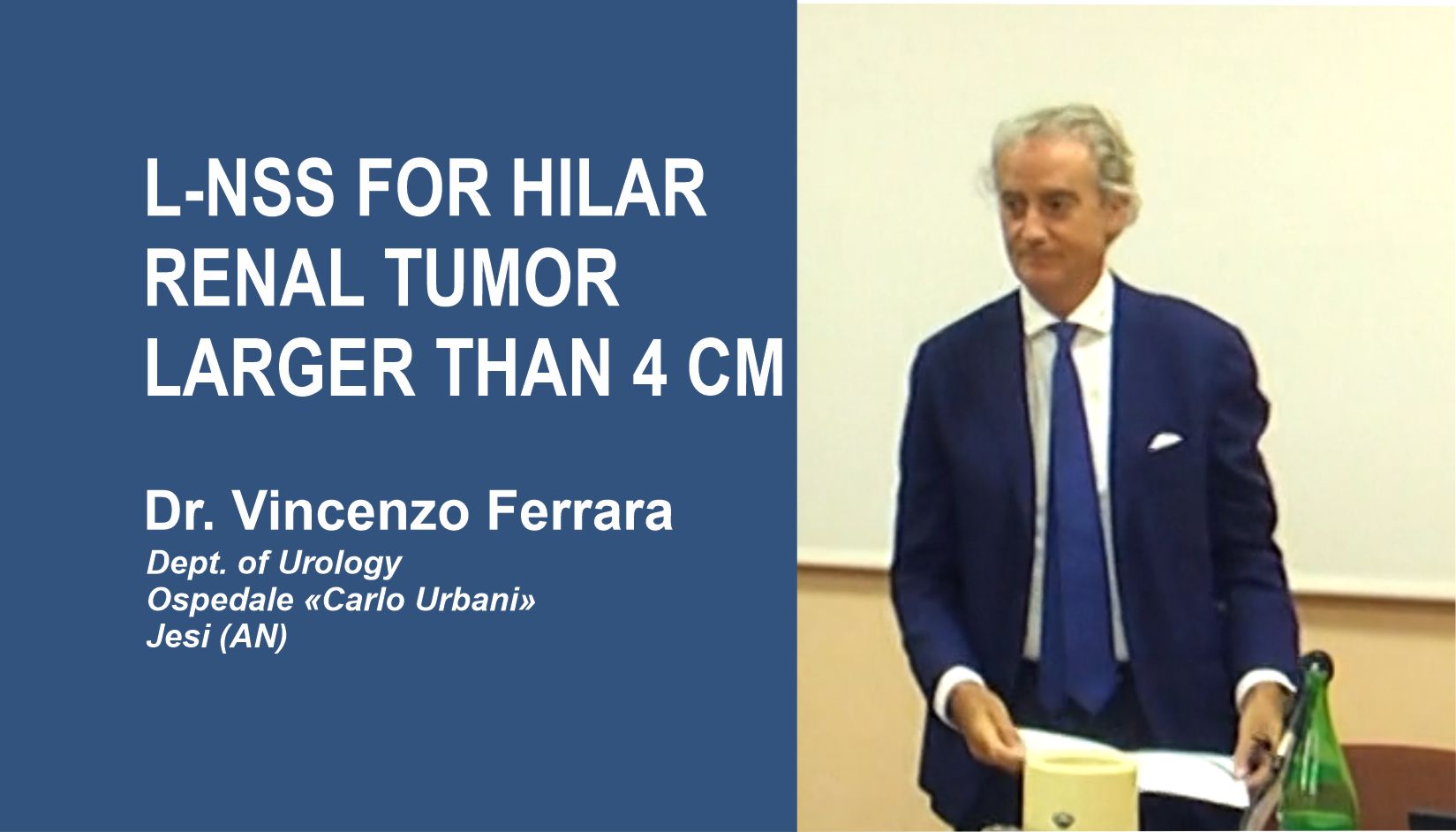 Introductory Image to "L-NSS for Hilar Renal Tumor larger than 4 cm"